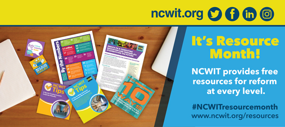 NCWIT Resource Month