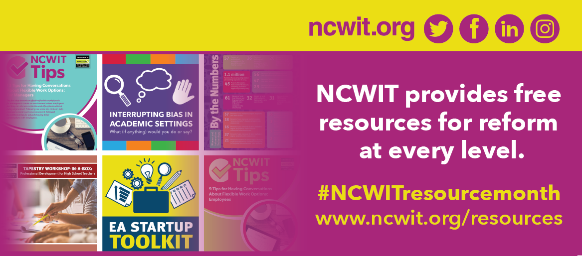 NCWIT Resource Month