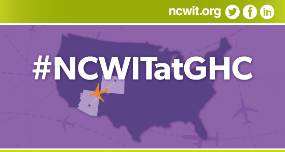 Yes, we'll be there: #NCWITatGHC