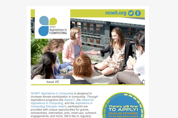 NCWIT Aspirations in Computing Participants in the Spotlight: Issue #5