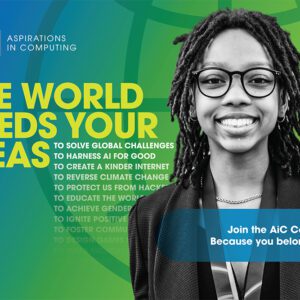 A thumbnail with the headline The world needs your ideas, and call to action, Join the AiC Community because You Belong