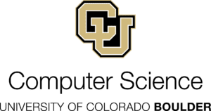 A logo for the Computer Science Department at the University of Colorado Boulder