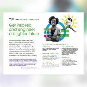 A thumbnail promoting the Teach Engineering two-pager